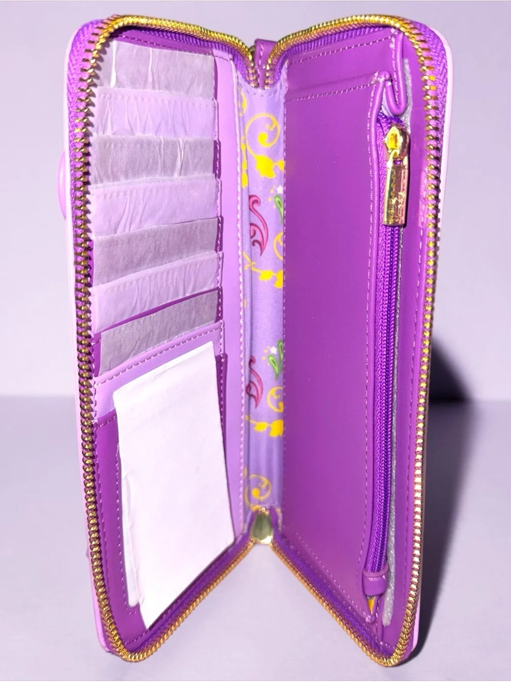 Loungefly Disney Tangled Princess Rapunzel Lenticular Wristlet Wallet